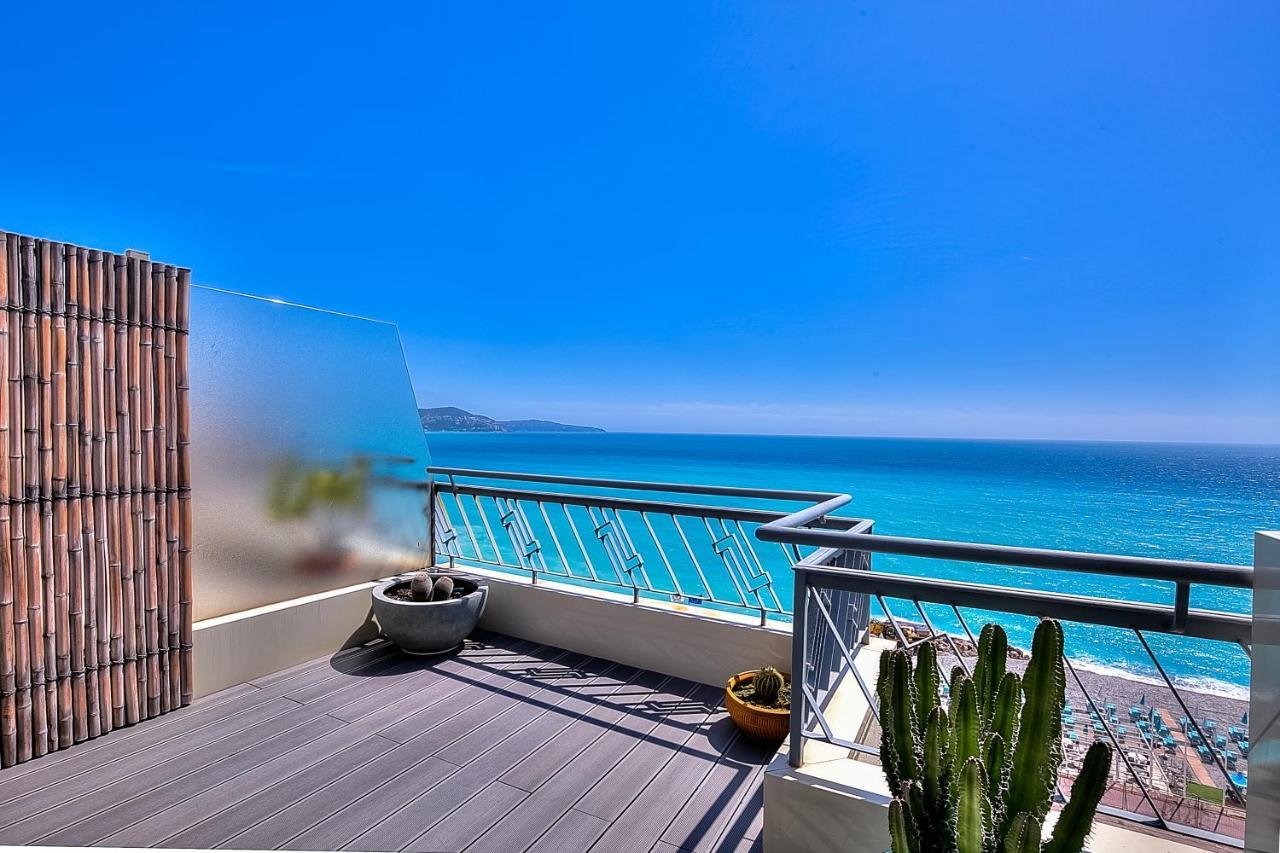Apartmán Le Florentina, Dernier Etage Avec Terrasse, Vue Sur La Baie Des Anges Nice Exteriér fotografie