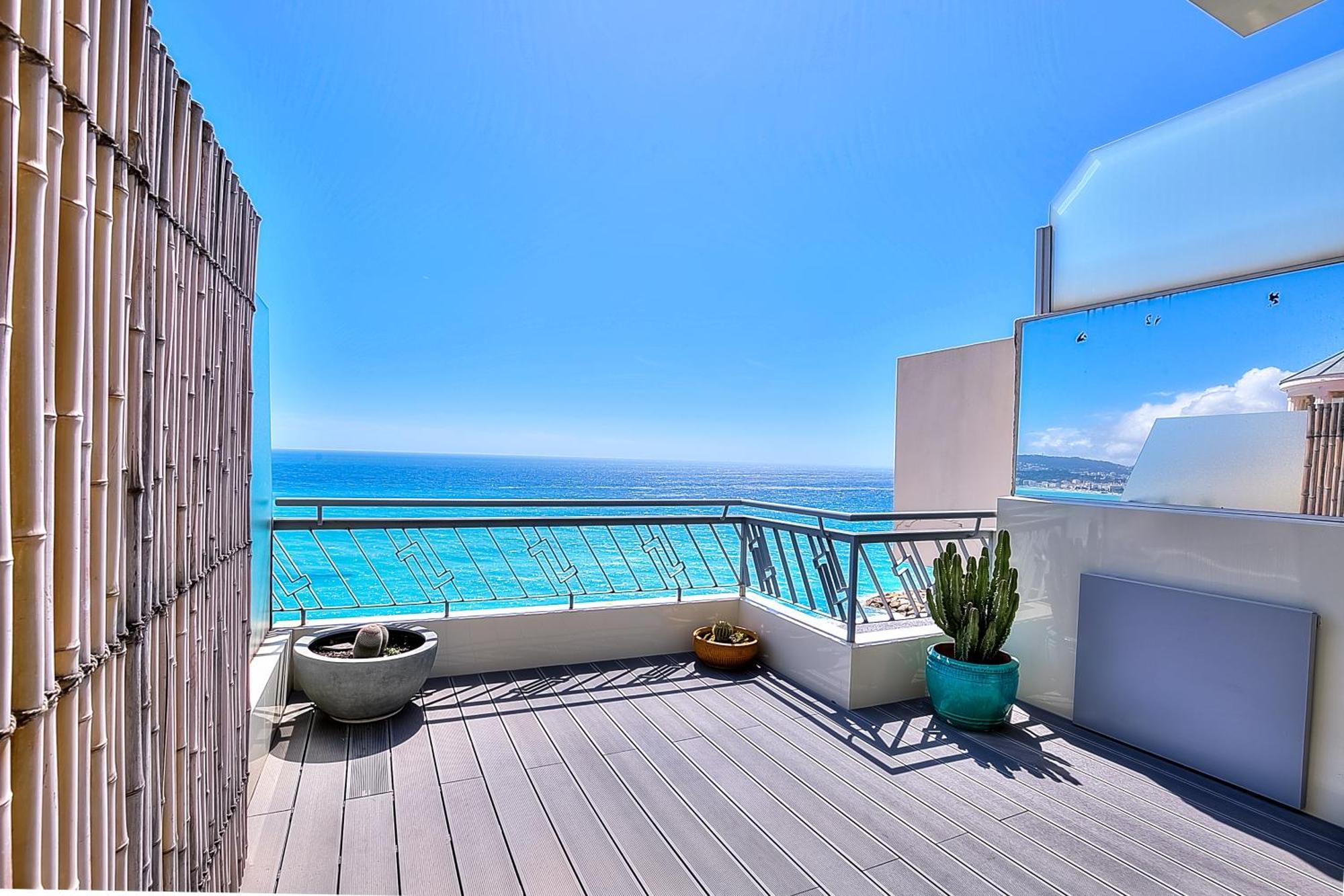 Apartmán Le Florentina, Dernier Etage Avec Terrasse, Vue Sur La Baie Des Anges Nice Exteriér fotografie